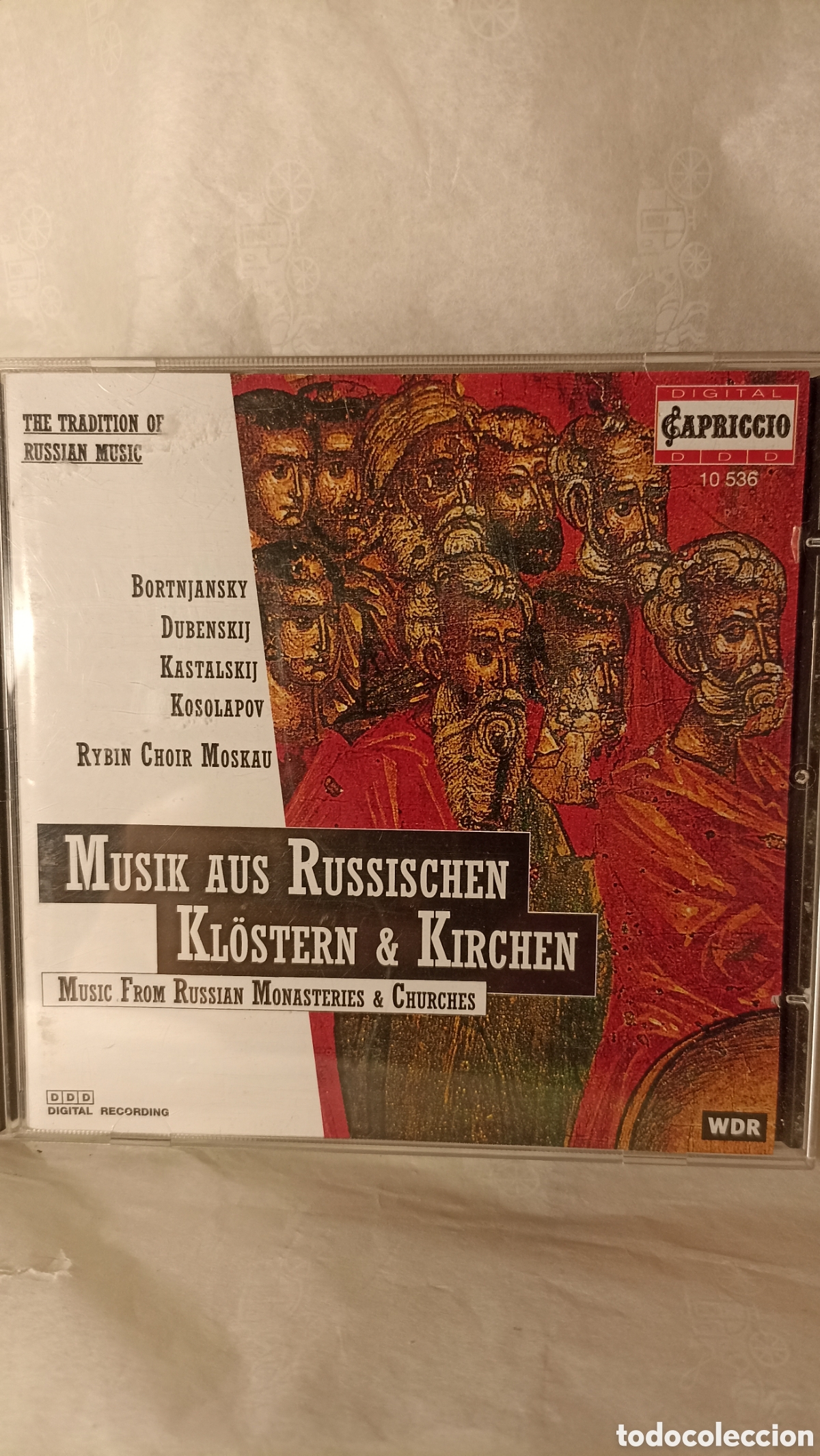 CDs de M&uacute;sica: Musik aus Russischen Kl&ouml;stern & Kirchen&rdquo; (M&uacute;sica de monasterios e iglesias rusas)1992