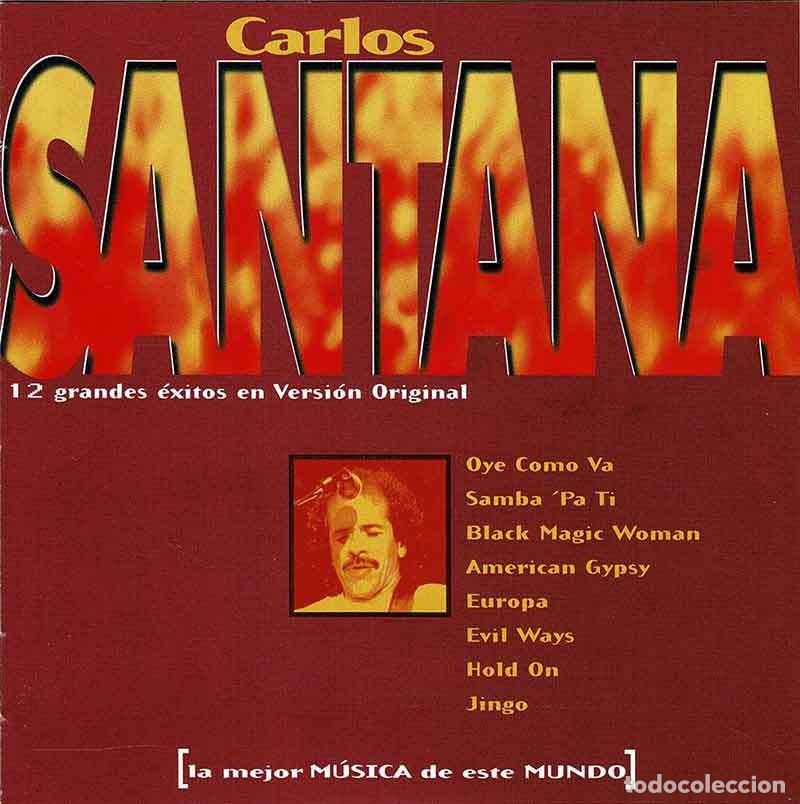 CDs de m&uacute;sica: Carlos Santana - 12 grandes &eacute;xitos en Versi&oacute;n Original. CD - Foto 1