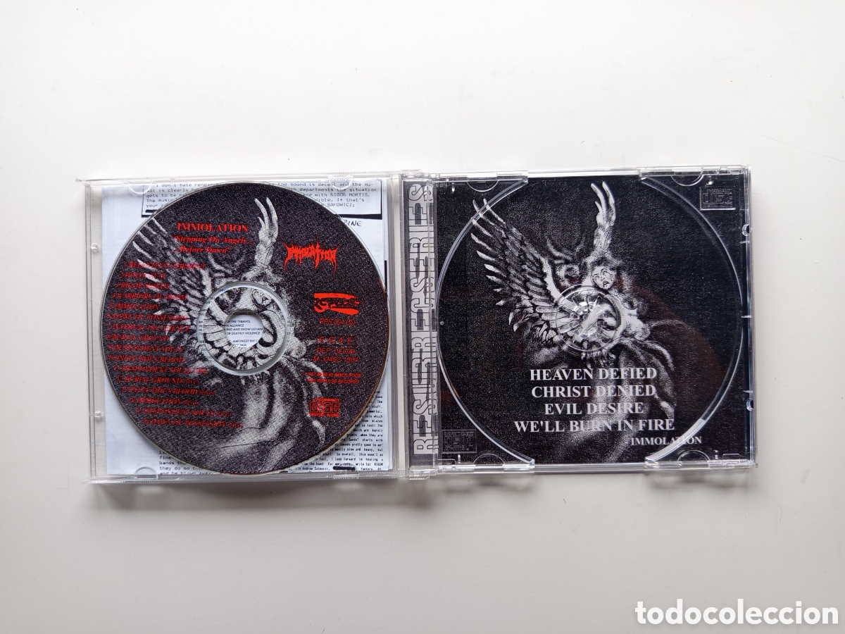 CDs de m&uacute;sica: Immolation &ndash; Stepping on Angels&hellip; Before Dawn (CD, 1995, Repulse Records) - Foto 2