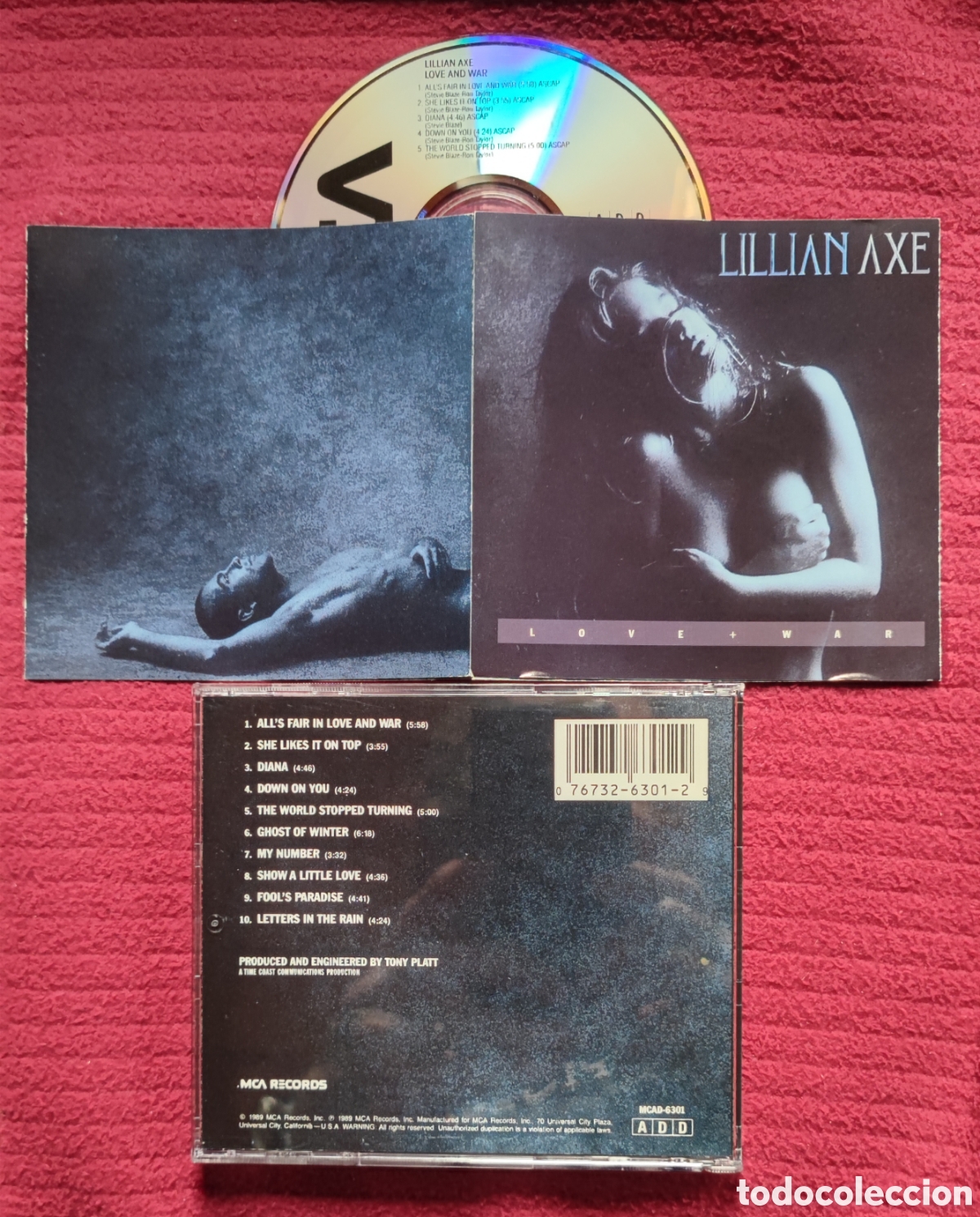 CDs de M&uacute;sica: LILLIAN AXE: Love + War. Cd Hard Aor, Edici&oacute;n Original 1989 MCA Records USA. Muy raro en Cd.