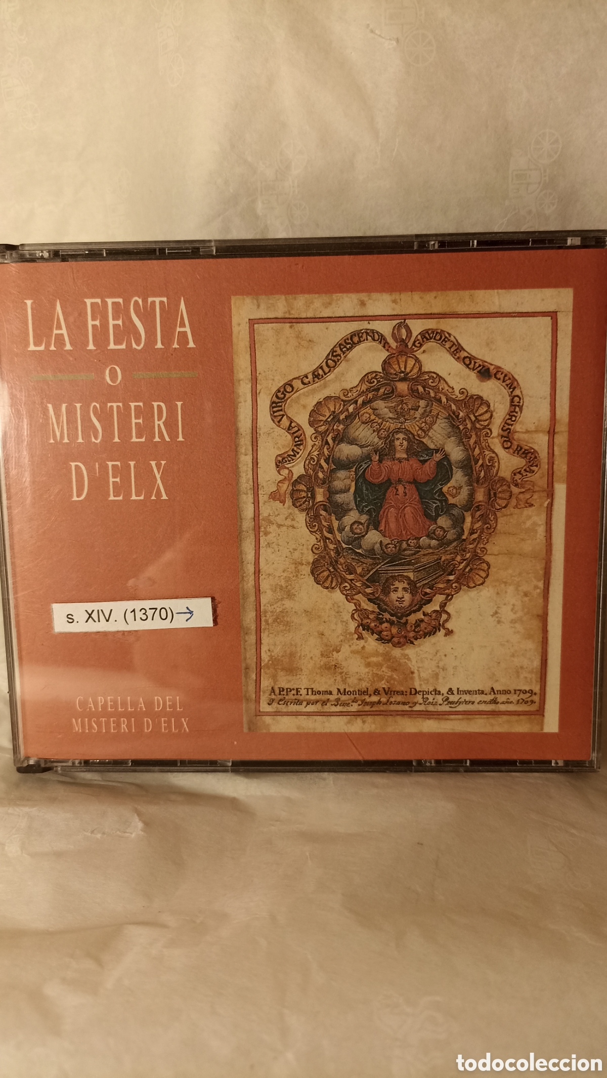 CDs de M&uacute;sica: La Festa o Misteri d'Elx interpretada por la Capella del Misteri d'Elx .Mint
