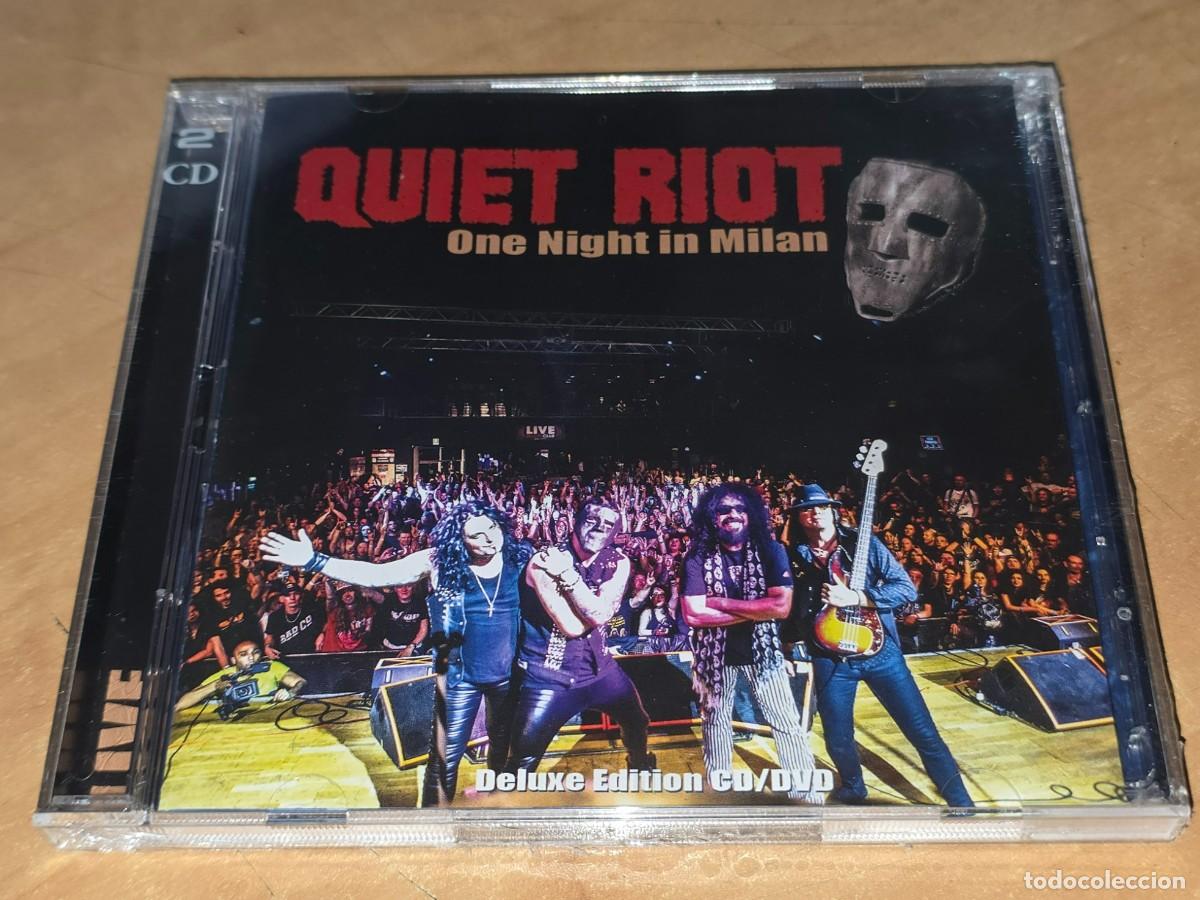 CDs de M&uacute;sica: QUIET RIOT CD/DVD One Night Milan,Frontiers Rec. 2019*PRECINTADO* Hard rock -Iron Maiden-Saxon-Msg