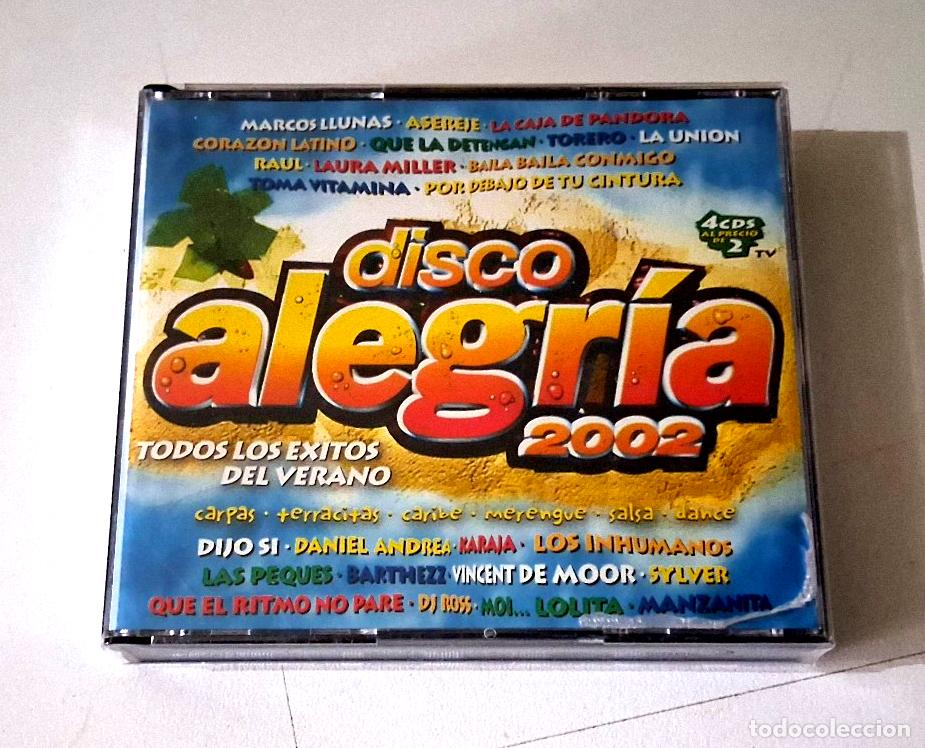 CDs de M&uacute;sica: CD &rdquo;DISCO ALEGRIA 2002&rdquo; 4CD 86 TRACKS