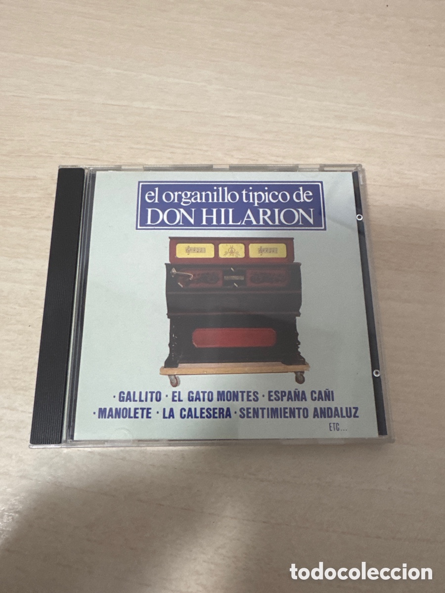 CDs de M&uacute;sica: CD EL ORGANILLO T&Iacute;PICO DE DON HILARION 1992