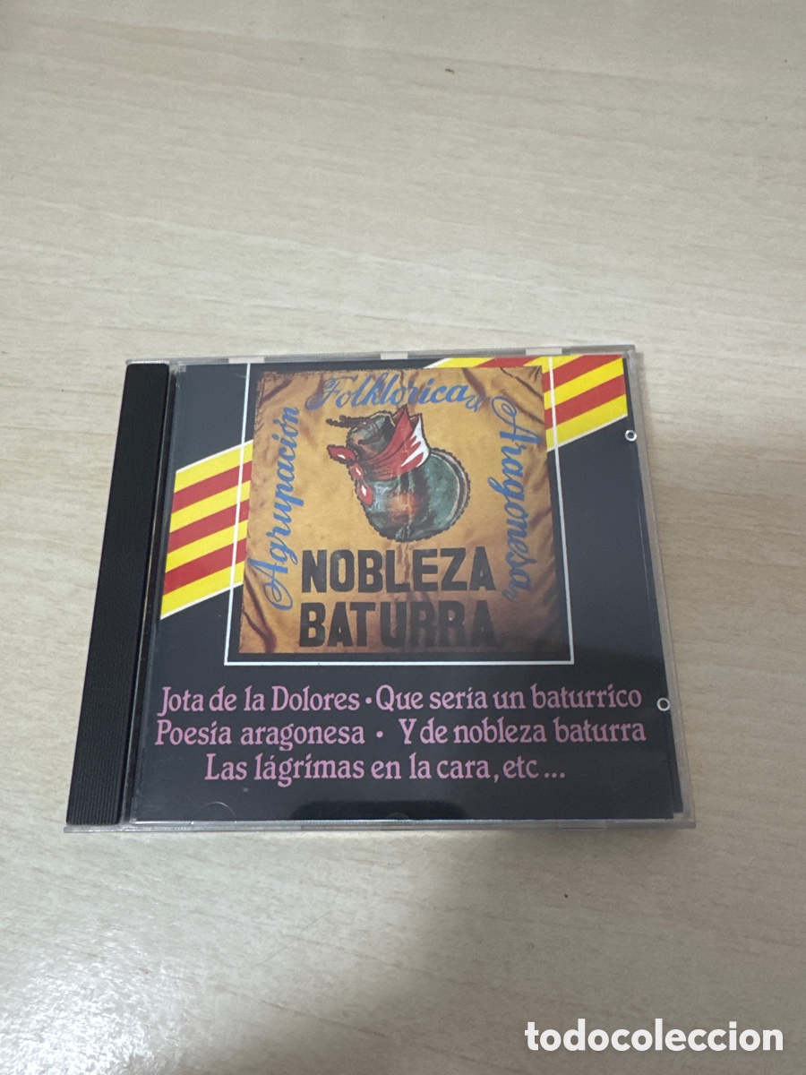 CDs de M&uacute;sica: CD AGRUPACI&Oacute;N FOLKLORICA ARAGONESA, NOBLEZA BATURRA 1993
