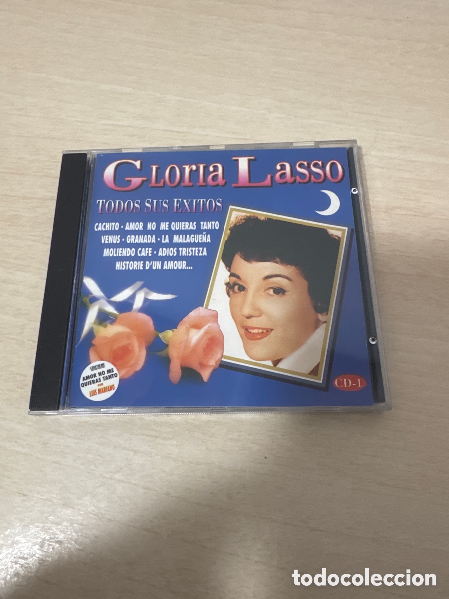 CDs de M&uacute;sica: CD GLORIA LASSO TODOS SUS &Eacute;XITOS 1995