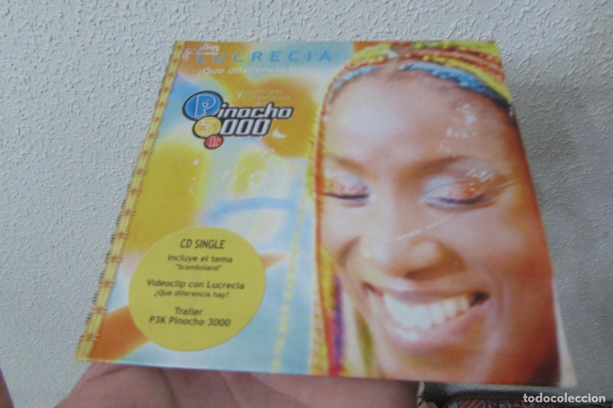 CDs de M&uacute;sica: Lucrecia. Pinocho 3000. CD-single