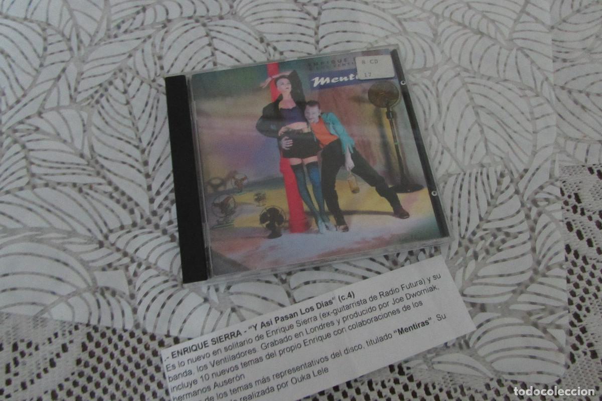 CDs de M&uacute;sica: ENRIQUE SIERRA & LOS VENTILADORES Mentiras CD CADENA 100 RADIO FUTURA
