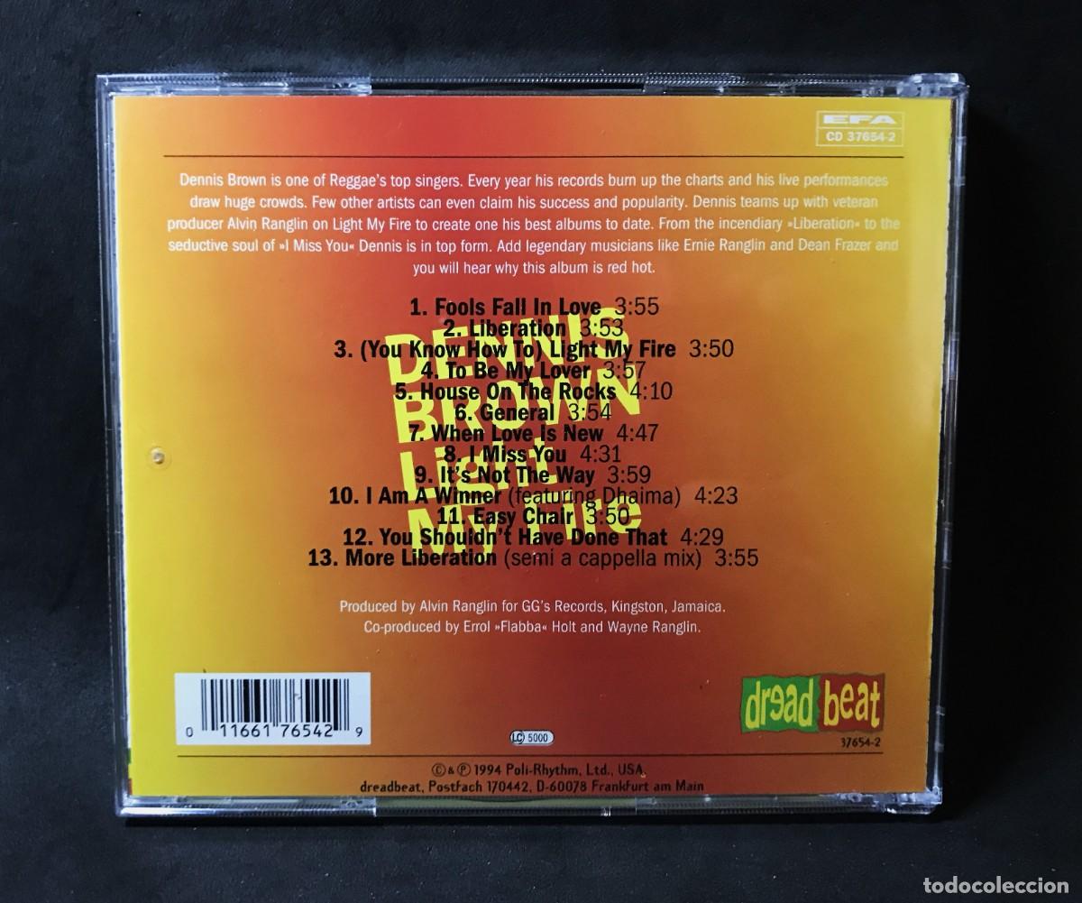 CDs de m&uacute;sica: Dennis Brown &ndash; Light My Fire - CD - Dreadbeat - Foto 2