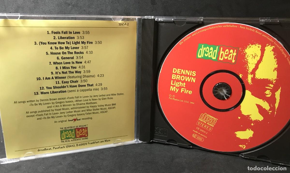CDs de m&uacute;sica: Dennis Brown &ndash; Light My Fire - CD - Dreadbeat - Foto 3