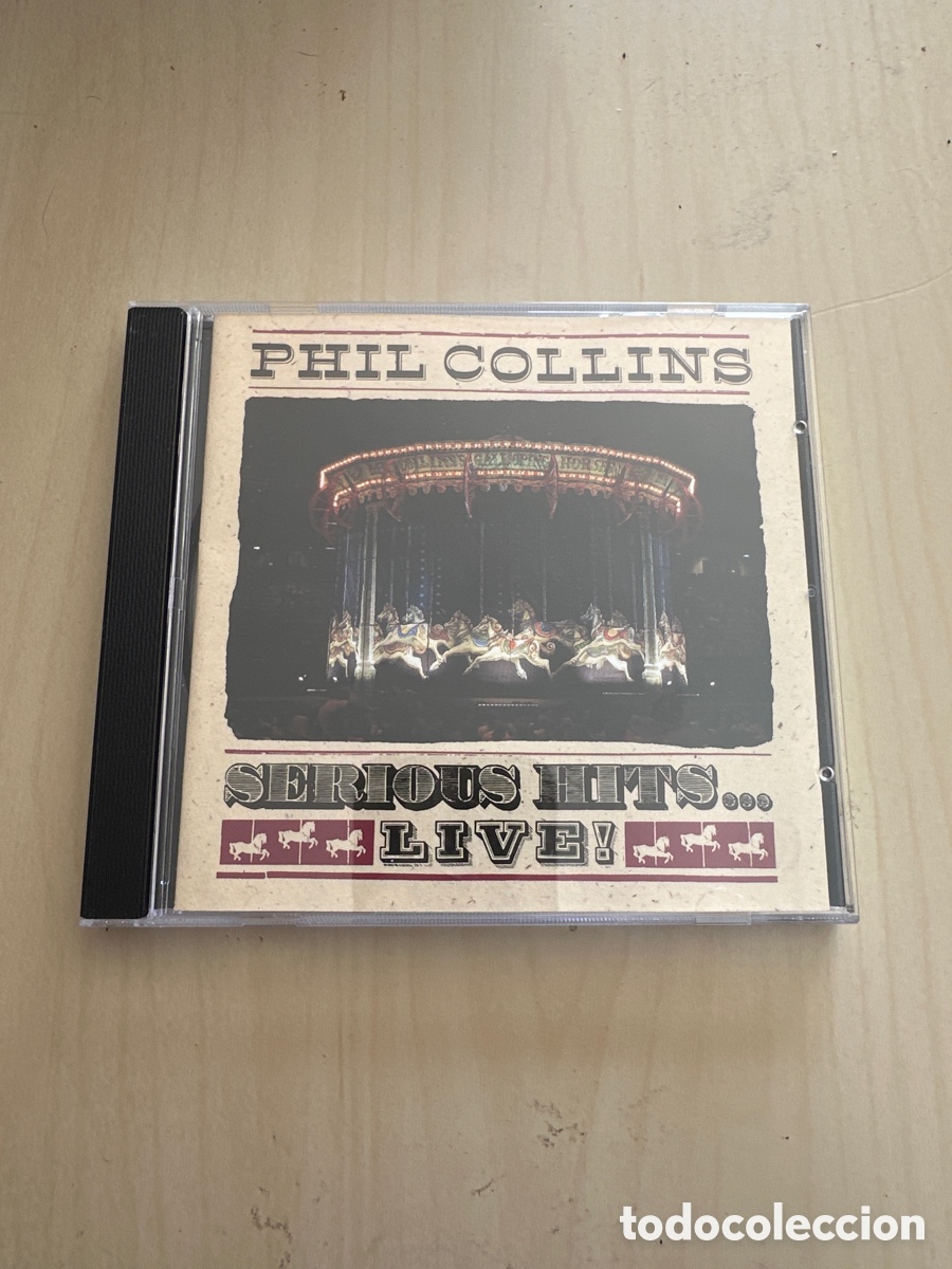 CDs de M&uacute;sica: Acd85 Phill collins serious hits live CD segunda mano