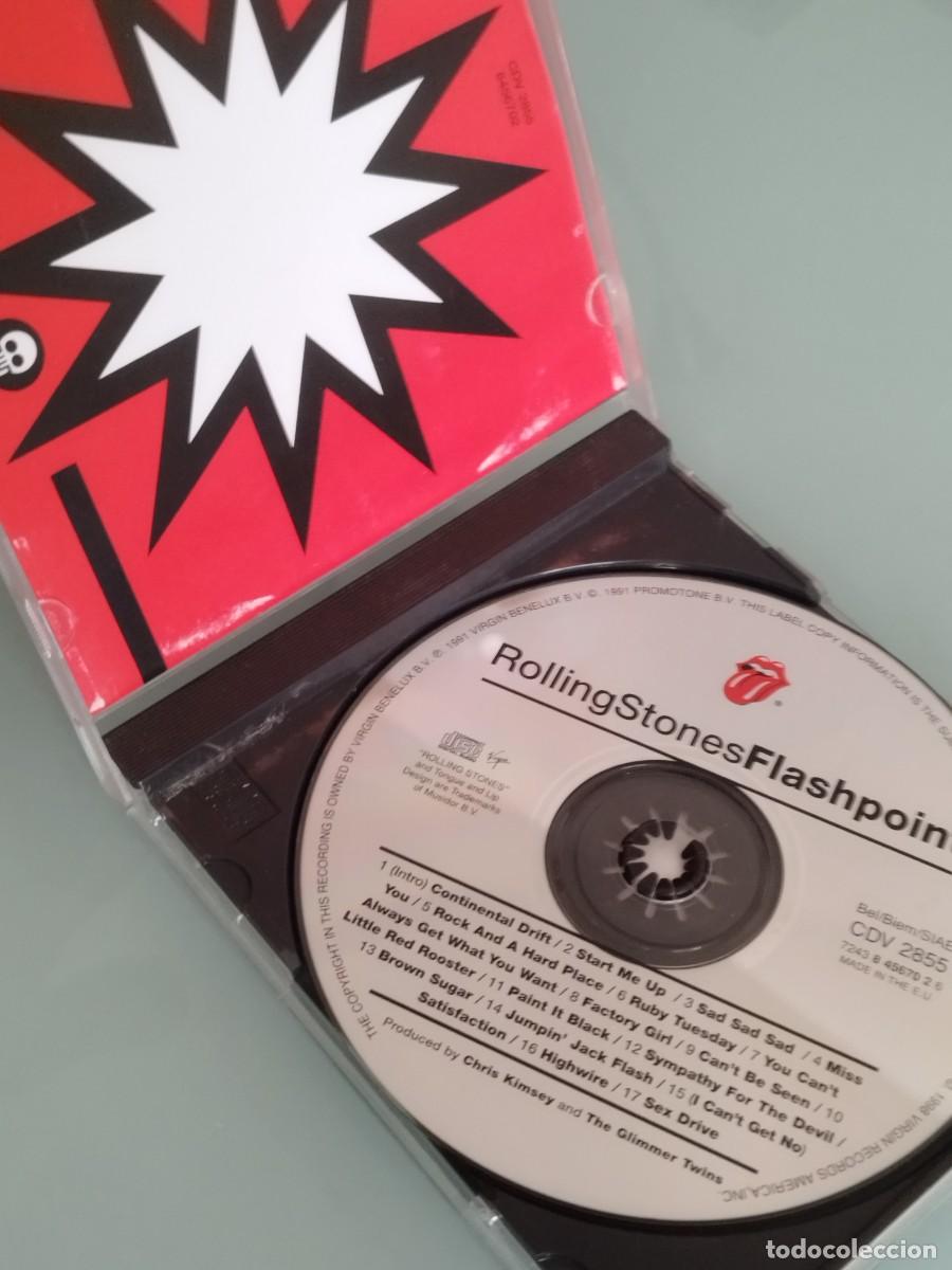 CDs de m&uacute;sica: RollingStones &ndash; Flashpoint. Cd con marcas visibles que no afectan. VG. - Foto 3