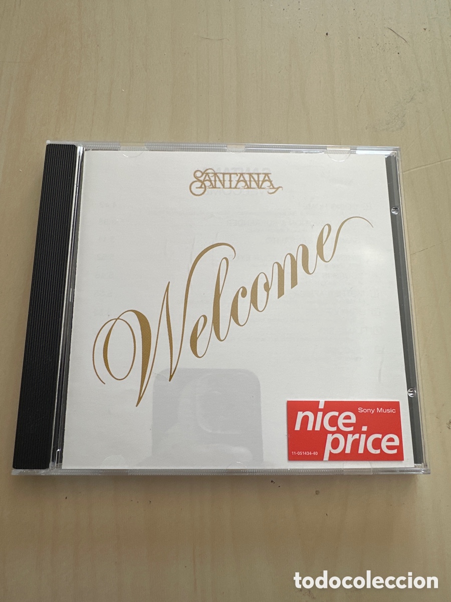 CDs de M&uacute;sica: Acd86 Santana welcome CD segunda mano