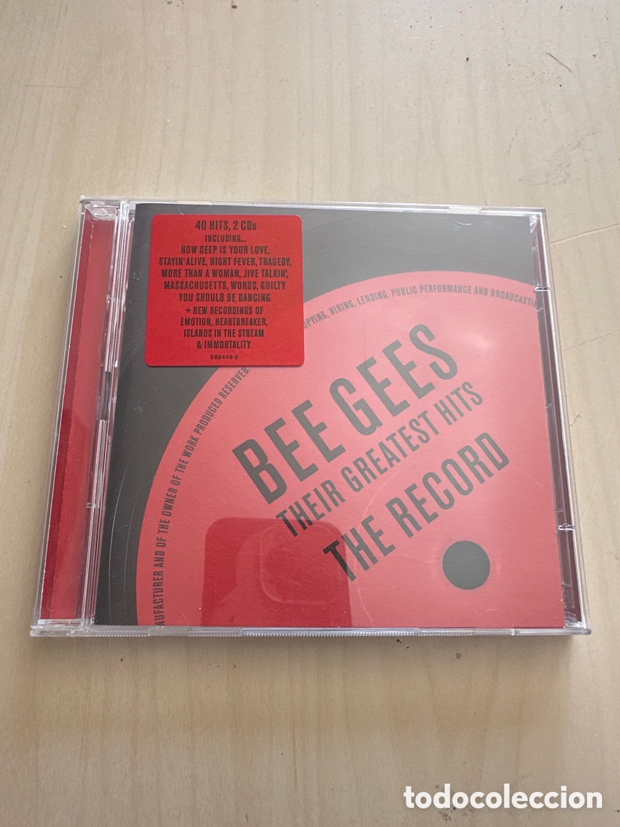 CDs de M&uacute;sica: Acd86 bee gees their greatest hits the r&eacute;cord CD segunda mano