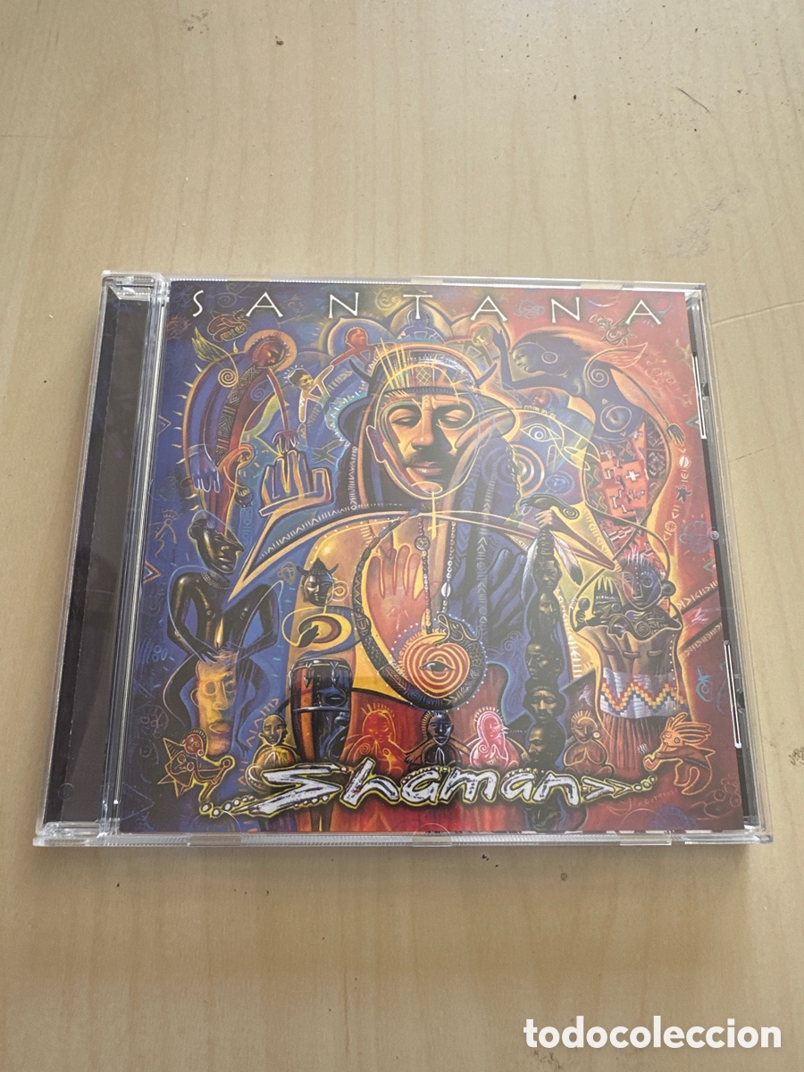 CDs de M&uacute;sica: Acd86 Santana shaman CD segunda mano