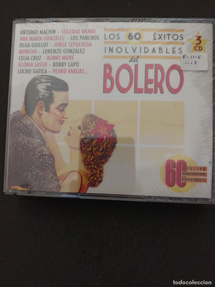 CDs de M&uacute;sica: CAJA 3 CD. LOS 60 &Eacute;XITOS INOLVIDABLES DEL BOLERO.