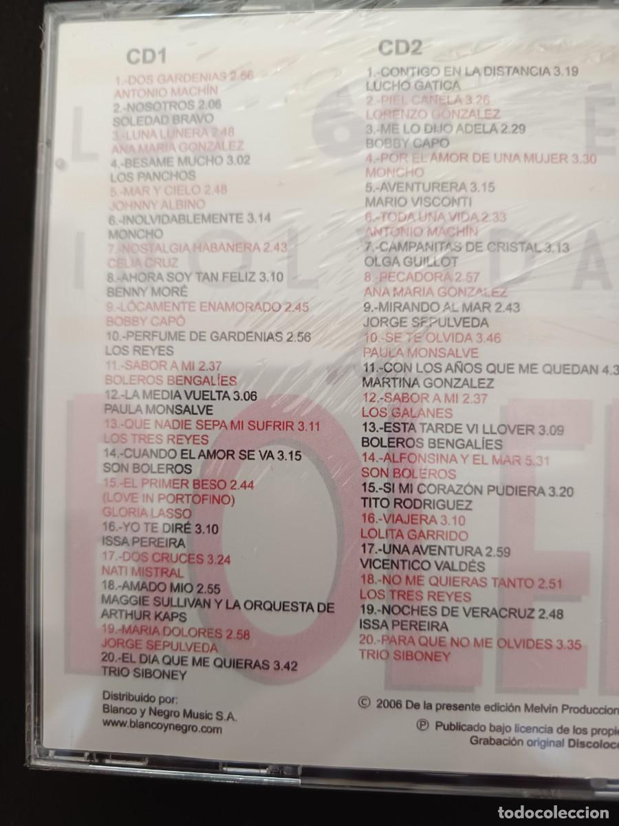 CDs de m&uacute;sica: CAJA 3 CD. LOS 60 &Eacute;XITOS INOLVIDABLES DEL BOLERO. - Foto 4