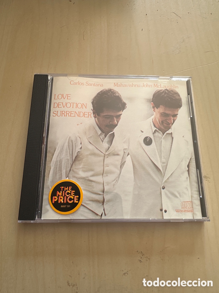 CDs de M&uacute;sica: Acd86 Santana mclaughlin love devotion surrender CD segunda mano