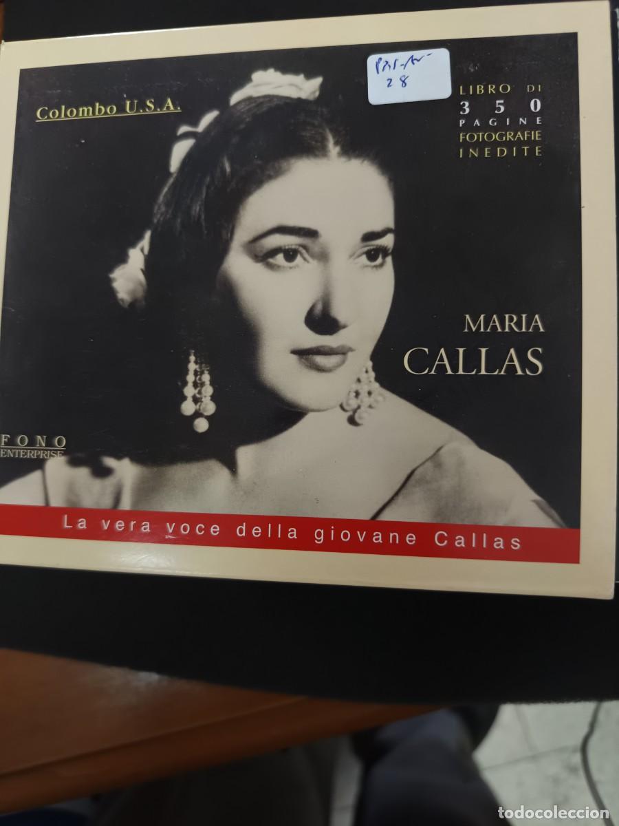 CDs de M&uacute;sica: CAJA 2 CD CON LIBRO DE 350 PAGINAS. MARIA CALLAS. LA VERA VOCE DELLA GIOVANE CALLAS