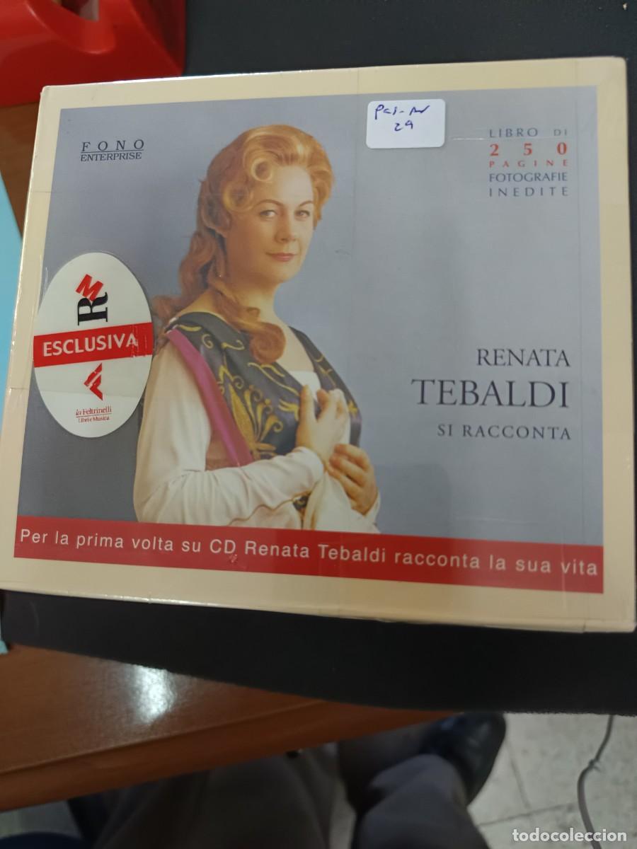 CDs de M&uacute;sica: CAJA 2 CD CON LIBRO DE 250 PAGINAS. RENATA TEBELDI SI RACCONTA.