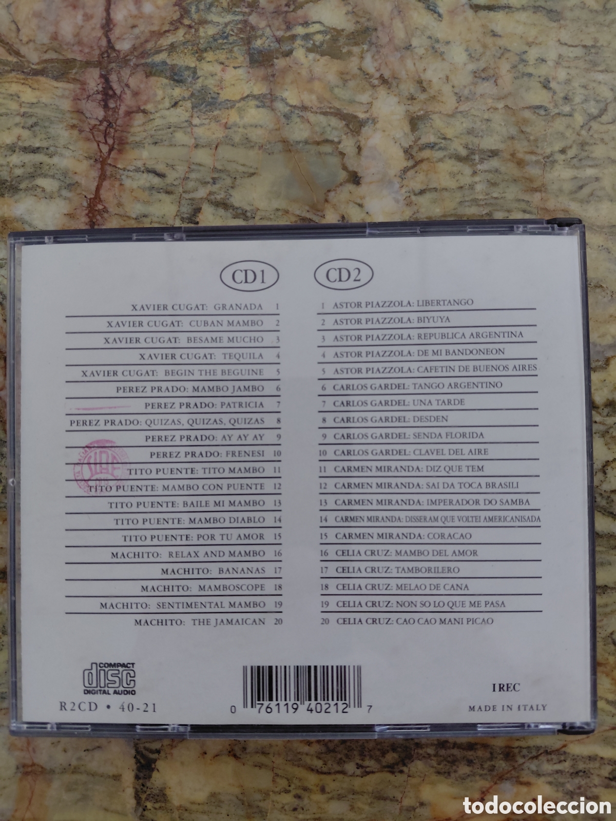 CDs de m&uacute;sica: ​CD Doble - Tango & Mambo Caliente! : 40 Classic Performances - Foto 2
