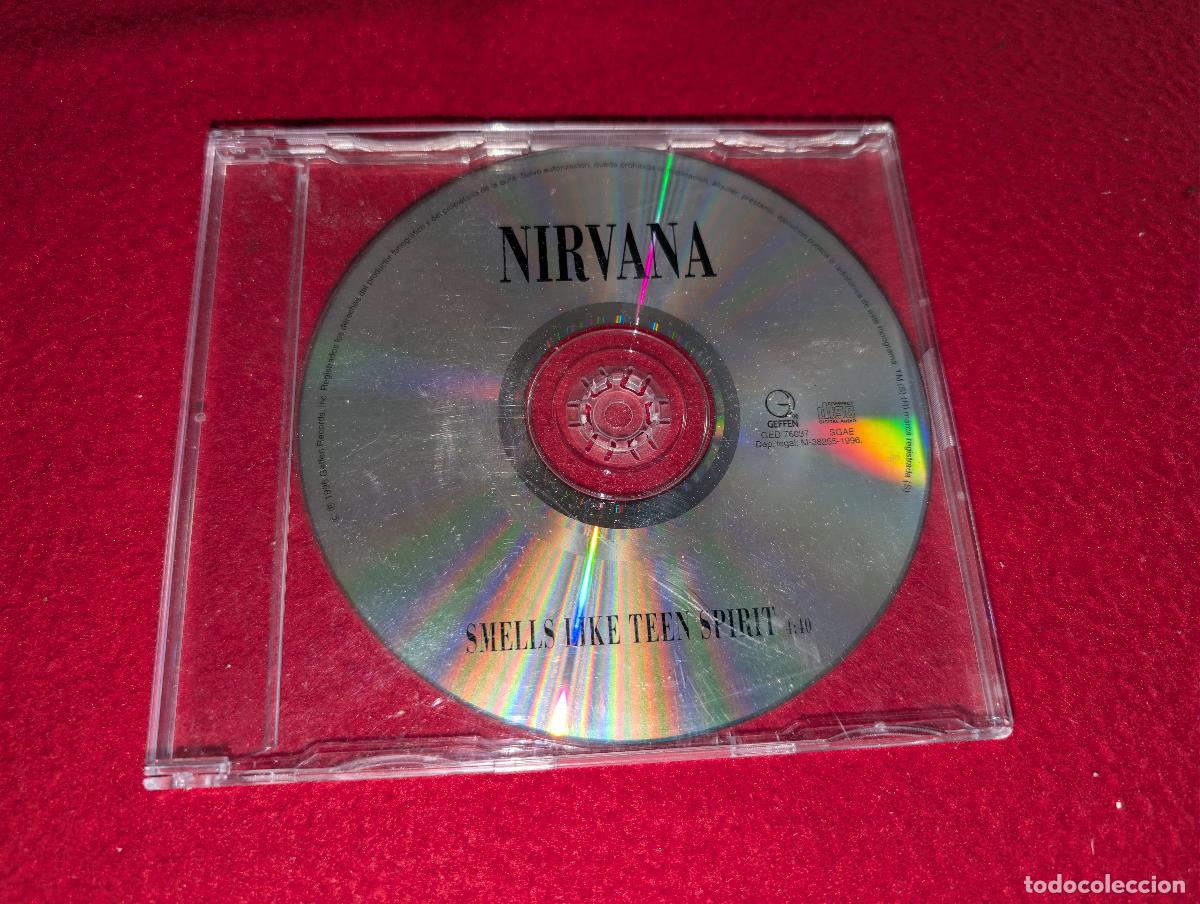 CDs de M&uacute;sica: NIRVANA Smells like teen spirit CD SINGLE 1996 Geffen 76037 PROMO SPAIN ESPA&Ntilde;A MUY RARO