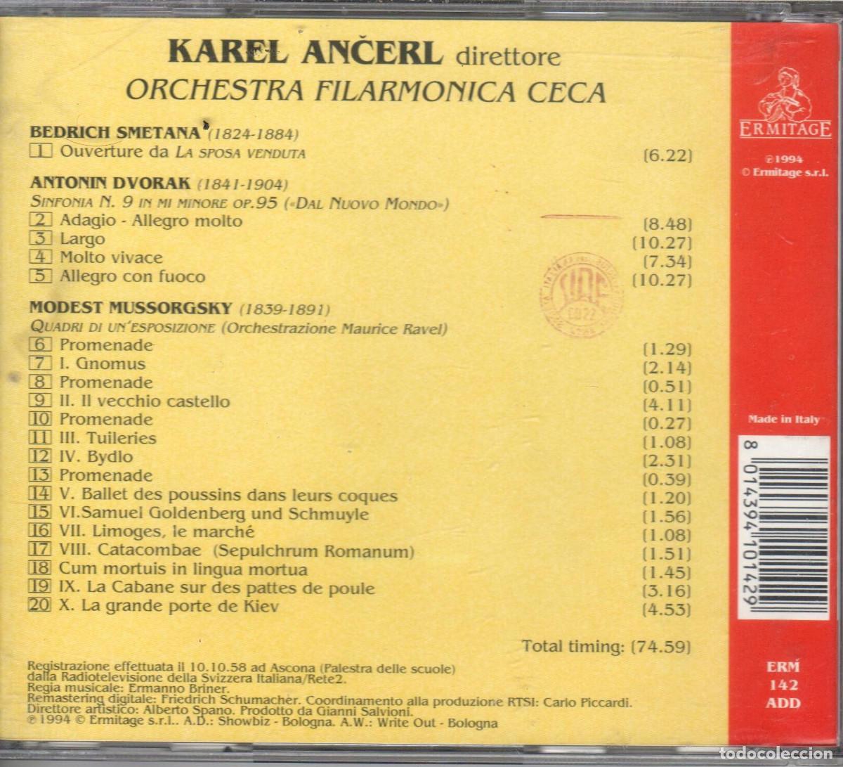 CDs de m&uacute;sica: Karel Ancerl dirige Orquesta Filarm&oacute;nica Checa - Foto 2