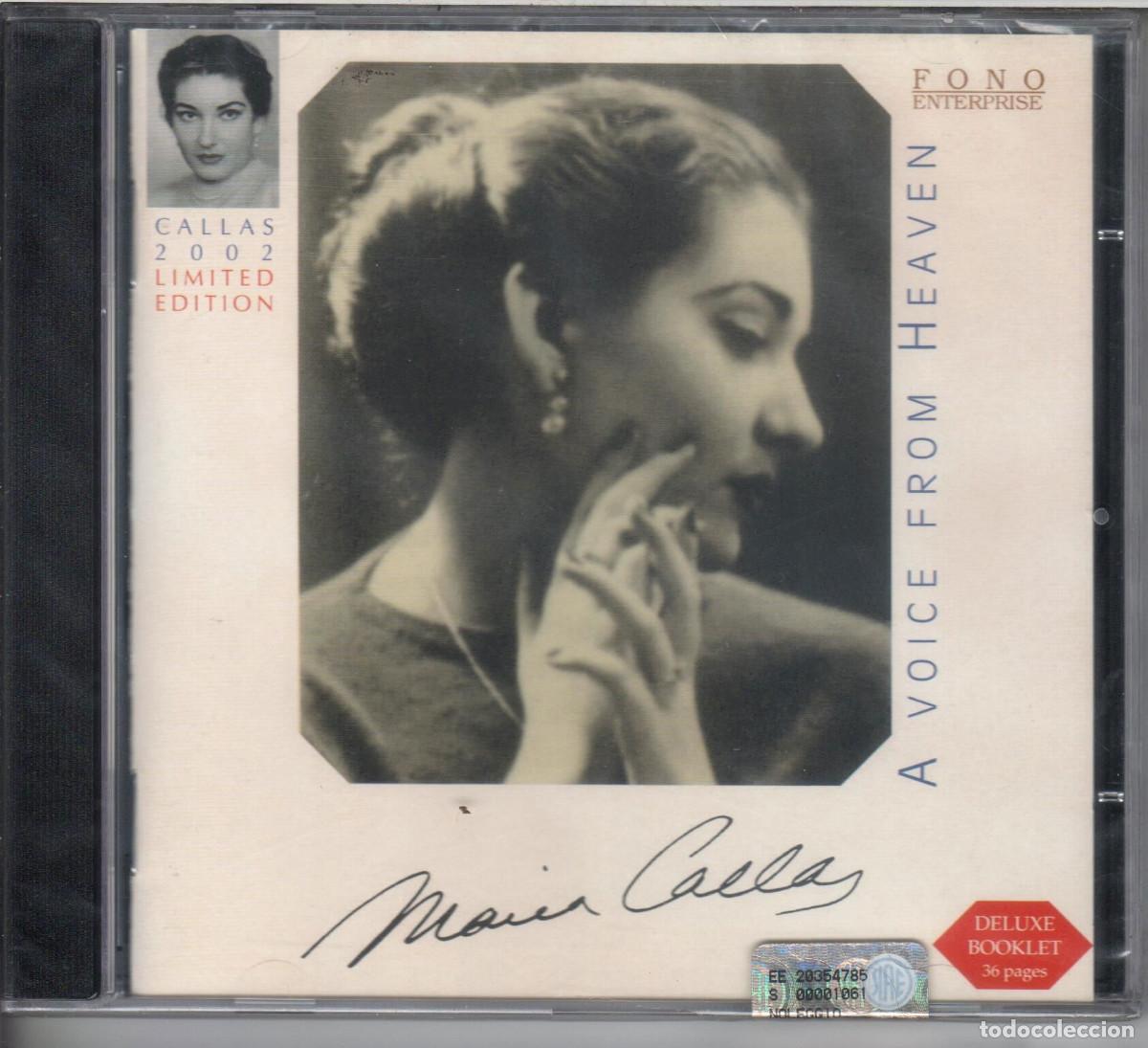 CD di Musica: MARIA CALLAS comparada: Una voz celestial NUEVO PRECINTADO. Rar&iacute;simo