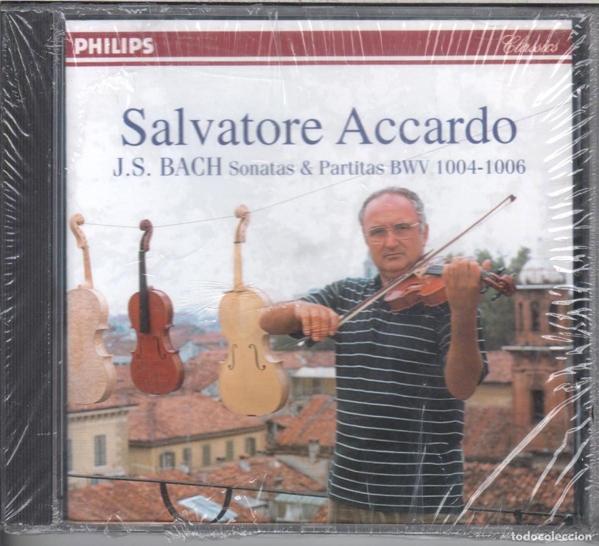 CD di Musica: JS Bach: Partitas N. 2, 3 y 4 Salvatore Accardo. Nuevo precintado