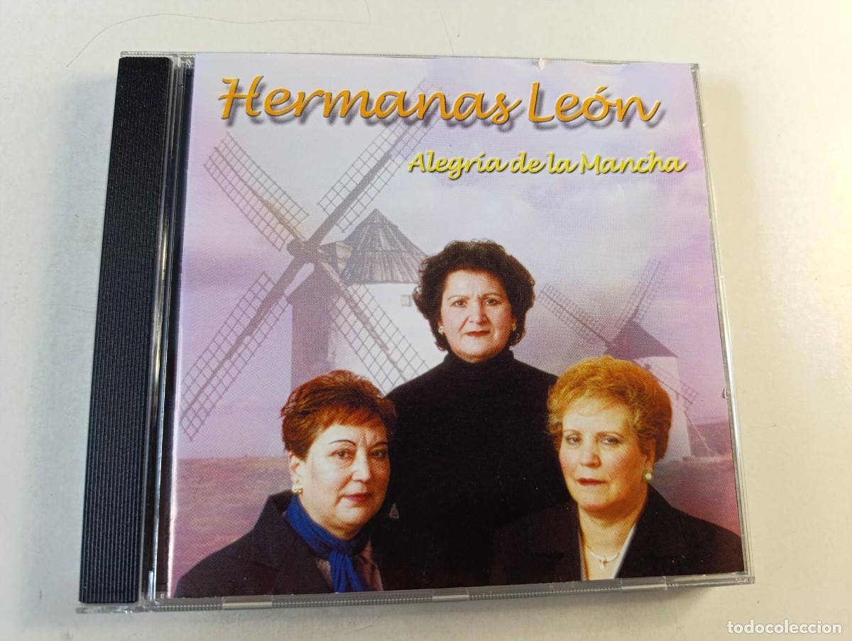 CDs de M&uacute;sica: HERMANAS LE&Oacute;N 'Alegr&iacute;a de la Mancha' CD &Aacute;lbum 2002 Salmo Santo Fandangos Ofertorio Virgen FOLK