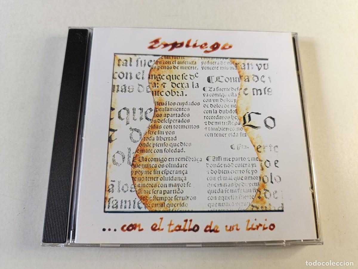 CDs de M&uacute;sica: ESPLIEGO 'Con El Tallo De Un Lirio' CD &Aacute;lbum 2000 Folk canta a los poetas manchegos Jes&uacute;s Barraj&oacute;n