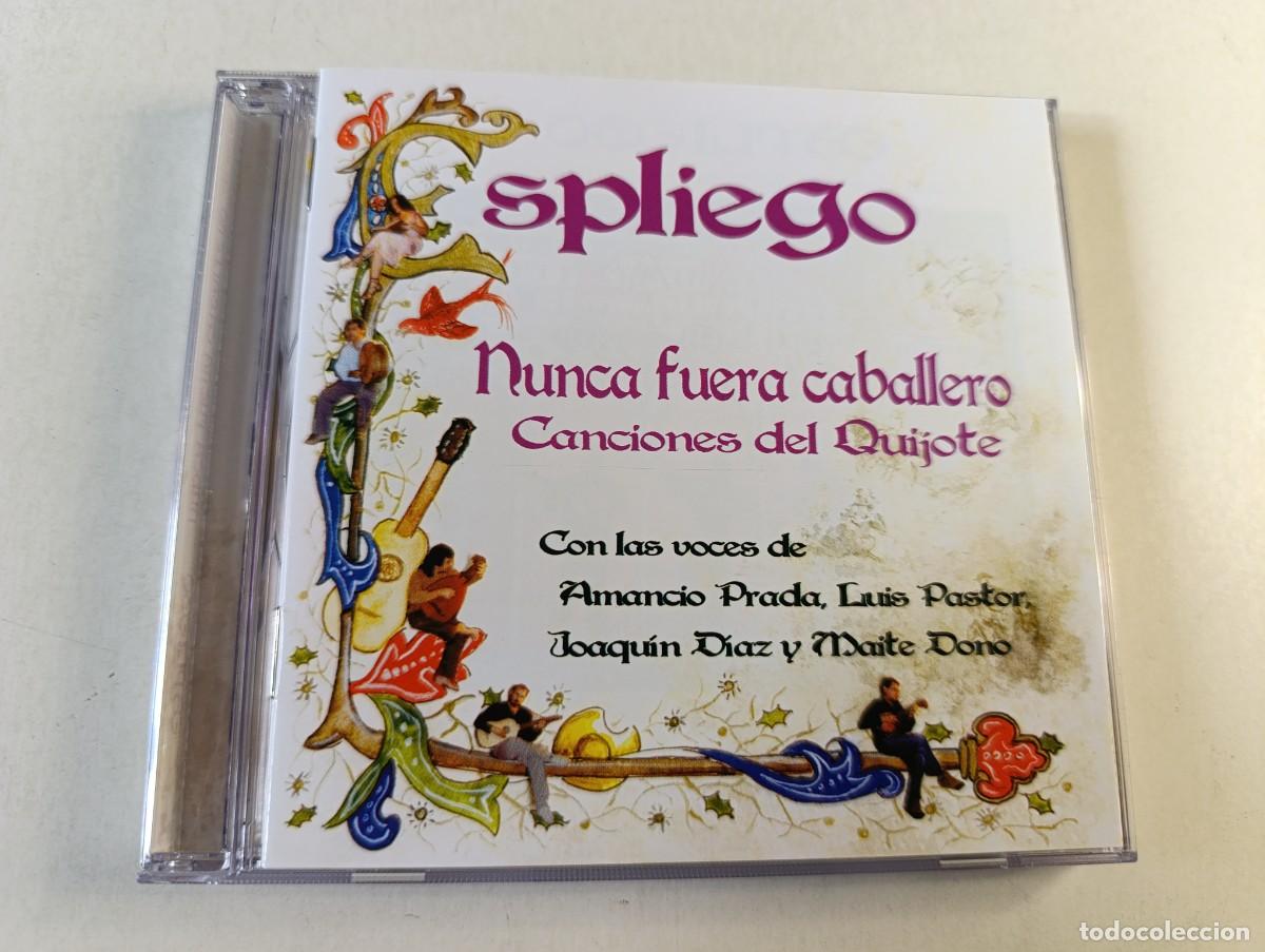 CDs de M&uacute;sica: ESPLIEGO 'Nunca Fuera Caballero' CD &Aacute;lbum 2005 Folk Amancio Prada Luis Pastor Joaqu&iacute;n D&iacute;az Maite Don