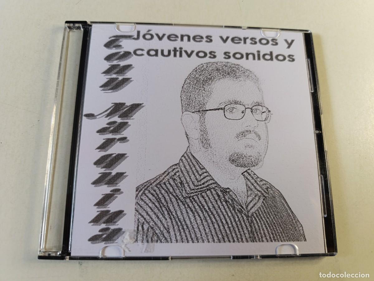 CDs de M&uacute;sica: TONY MARQUINA 'J&oacute;venes Versos y Cautivos Sonidos' CDR &Aacute;lbum maqueta poemas Manzanares (CR) folk