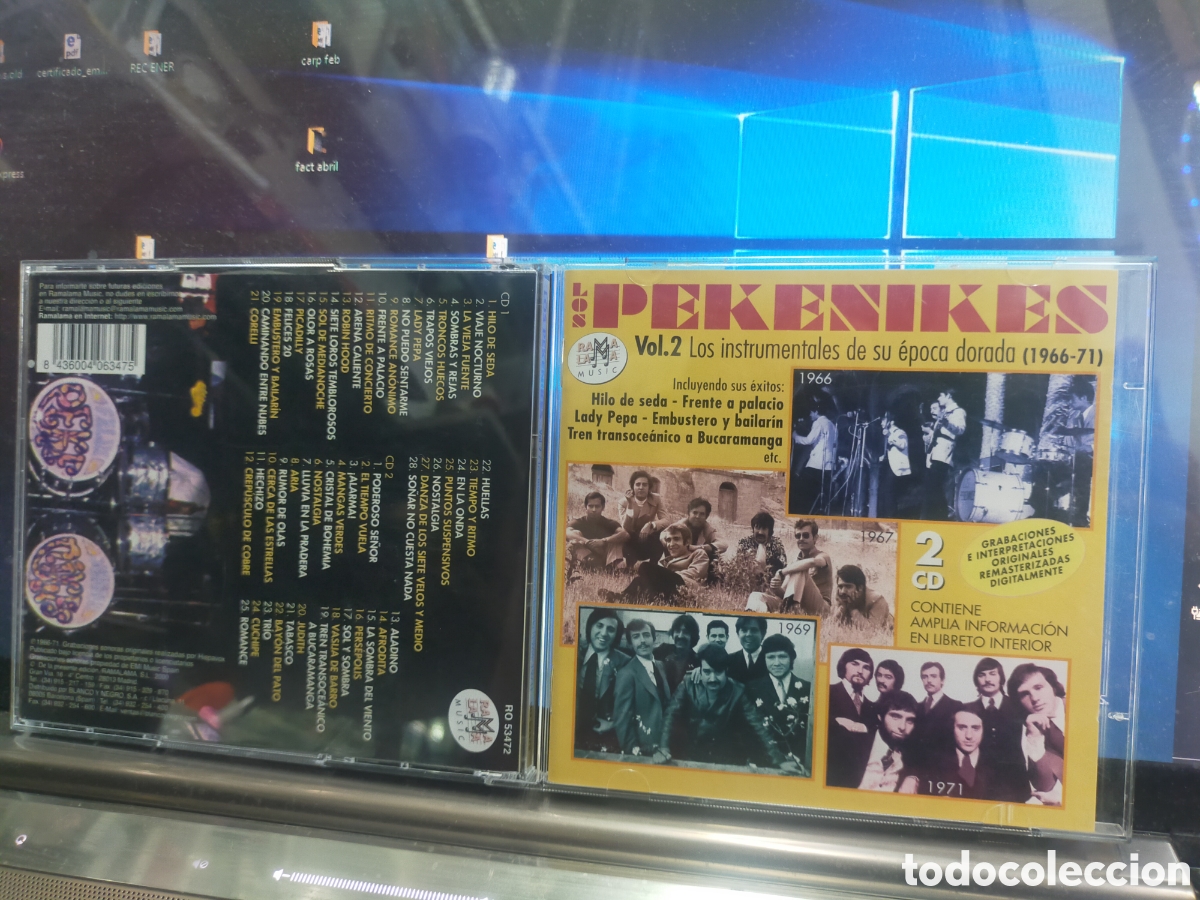 CDs de M&uacute;sica: Pekenikes vol. 2 doble CD rama lama los instrumentales de su &eacute;poca dorada 1966 - 71 2006