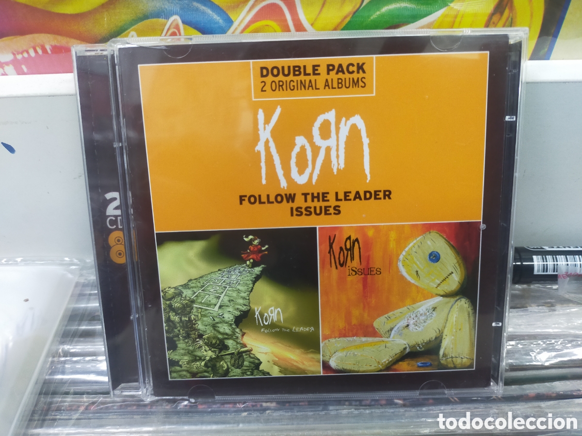 CDs de M&uacute;sica: Korn double pack doble CD follow the leader / issues