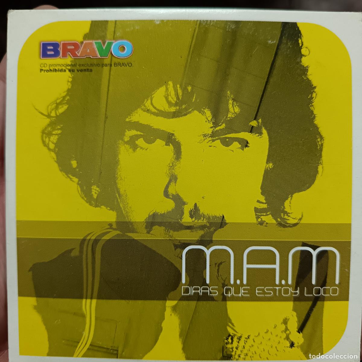 CDs de M&uacute;sica: M.A.M Miguel Angel Mu&ntilde;oz. Diras que estoy loco. CD Promocional Revista Bravo