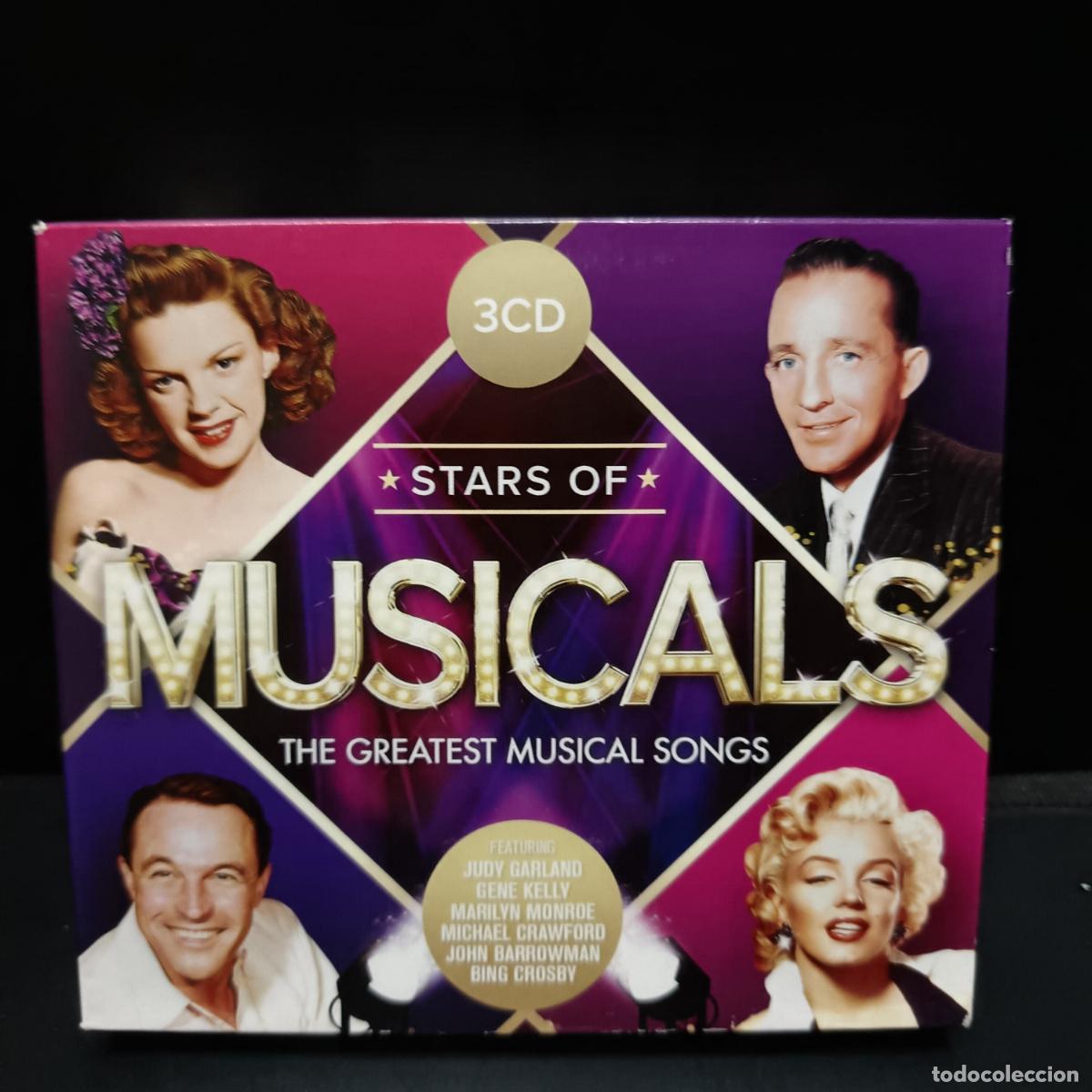 CDs de M&uacute;sica: MUSICALS 3CD JUDY GARLAND, MARILYN MONROE, GENE KELLY, BING CROSBY, FRANK SINATRA, DEBORAH KERR, AVA
