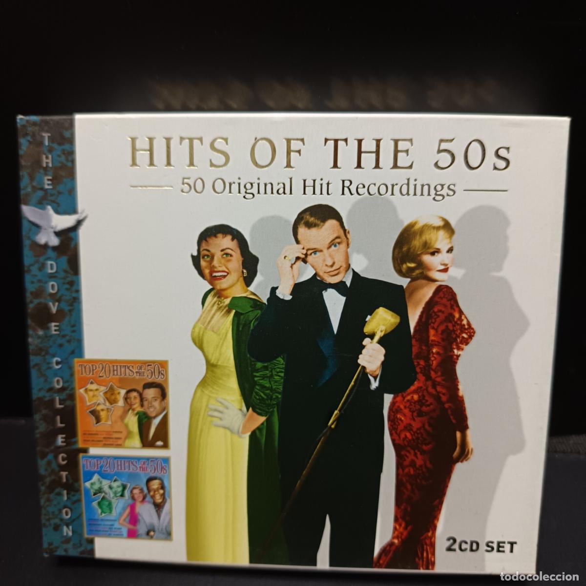 Musik-CDs: Hits of the 50s 2CD. TONY BENNETT, DEAN MARTIN, NAT KING COLE, PATTI PAGE, THE WEAVERS, KAY STARR...