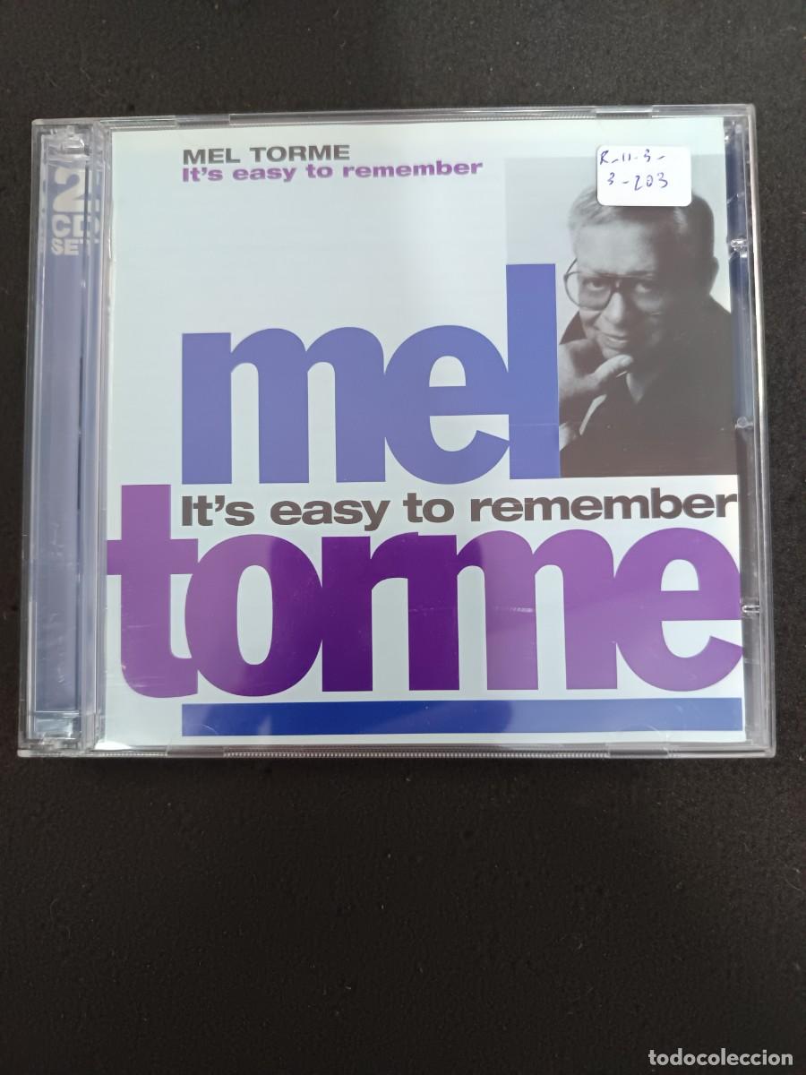 CDs de M&uacute;sica: 2 CD. MEL TORM&Eacute;. IT'S EASY TO REMEMBER
