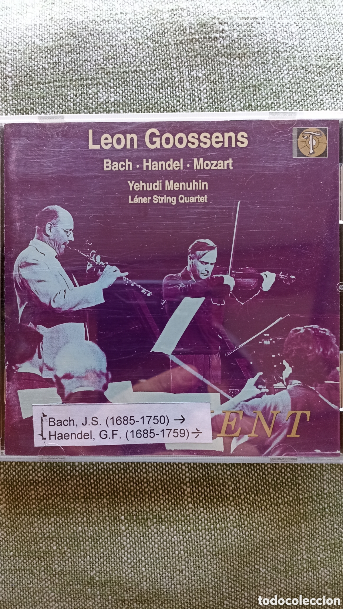 CDs de M&uacute;sica: : Leon Goossens &ndash; Bach, Handel, Mozart (CD Cl&aacute;sica)con Yehudi Menuhin