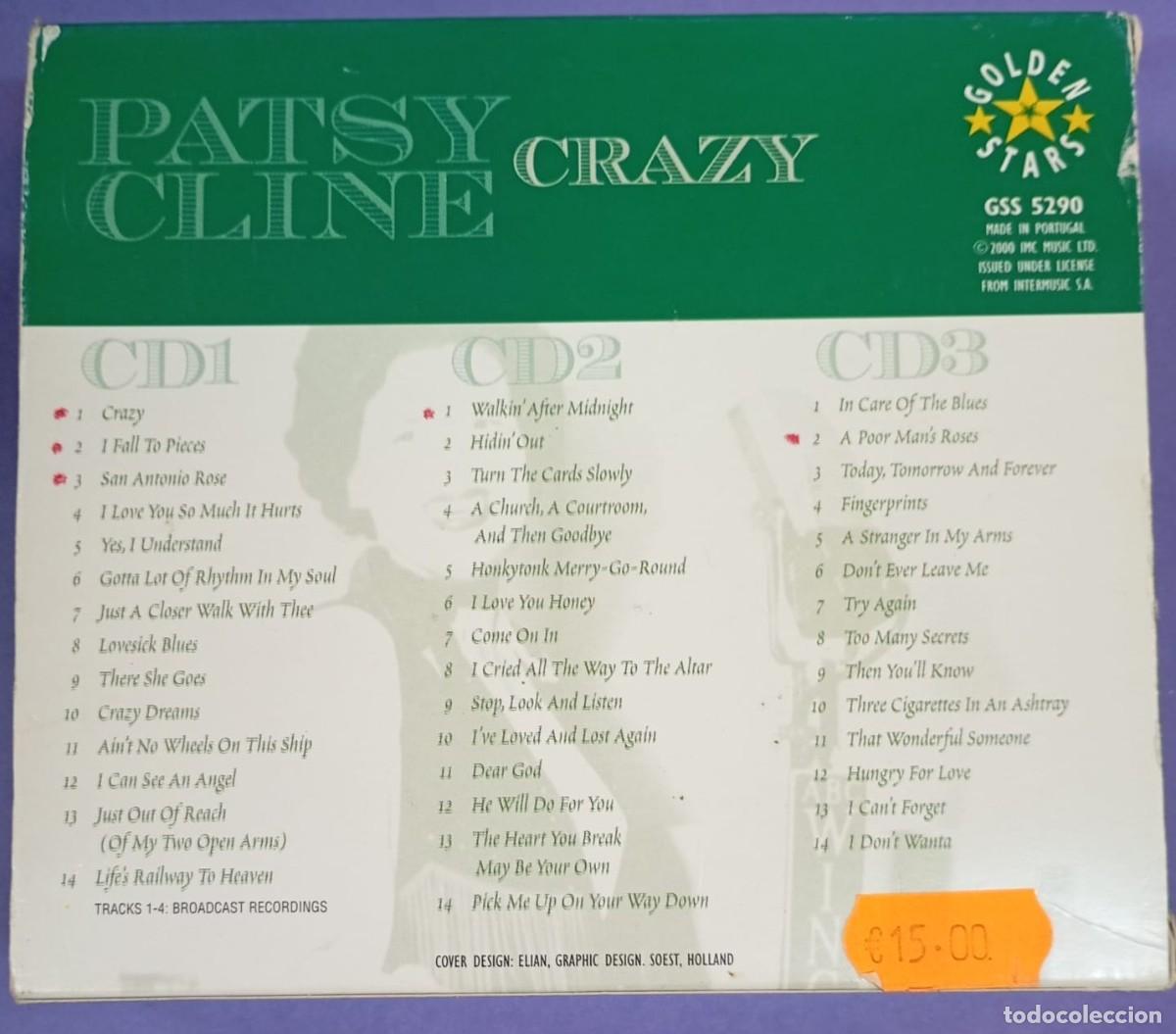 CDs de m&uacute;sica: Patsy Cline. Crazy. 3 CD BOX - Foto 2