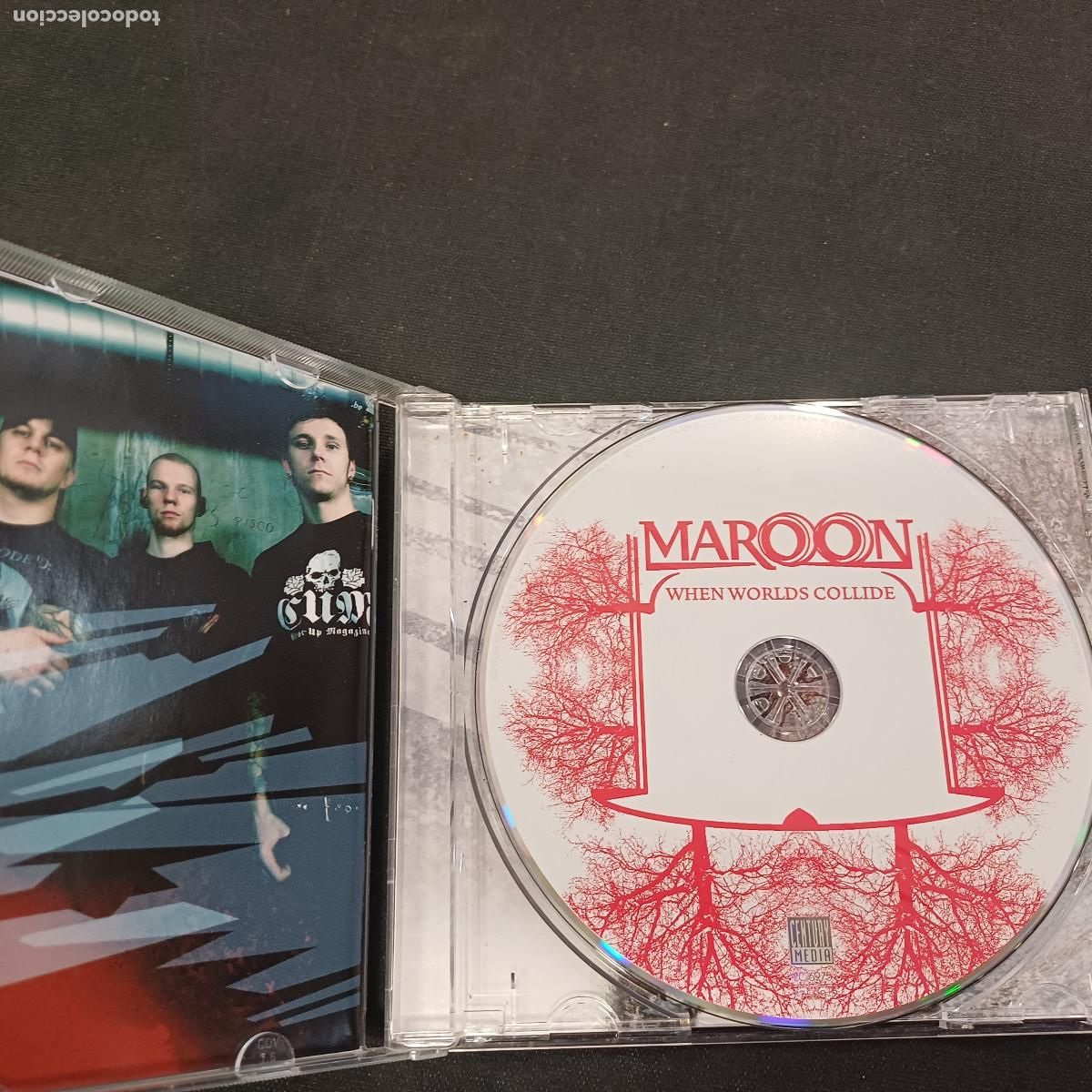 CDs de m&uacute;sica: MAROON/WHEN WORLDS COLLIDE/CD METAL. - Foto 2
