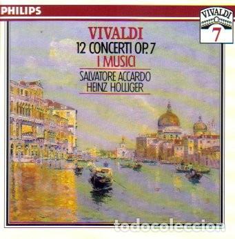 CDs de M&uacute;sica: Antonio Vivaldi - I Musici / Salvatore Accardo / Heinz Holliger &ndash; 12 Concerti, Op. 7 - 2 x CD Box