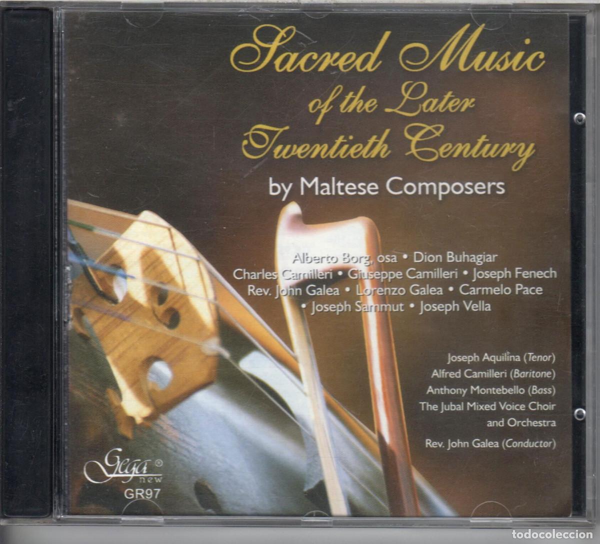 CD de M&uacute;sica: M&uacute;sica sacra de compositores malteses del final s.XX Nuevo precintado