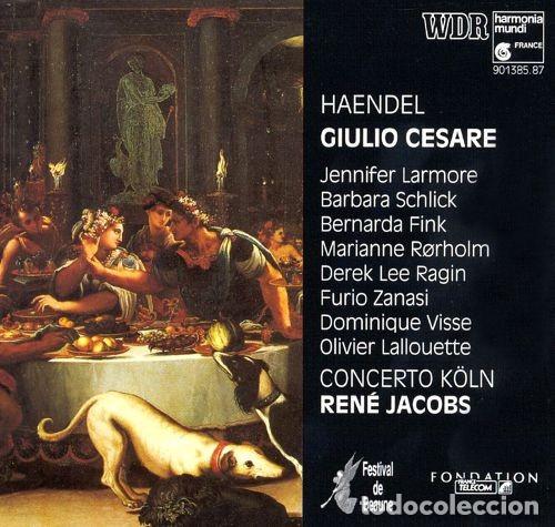 CDs de M&uacute;sica: Georg Friedrich H&auml;ndel - Giulio Cesare - 3 x CD Box + Libreto