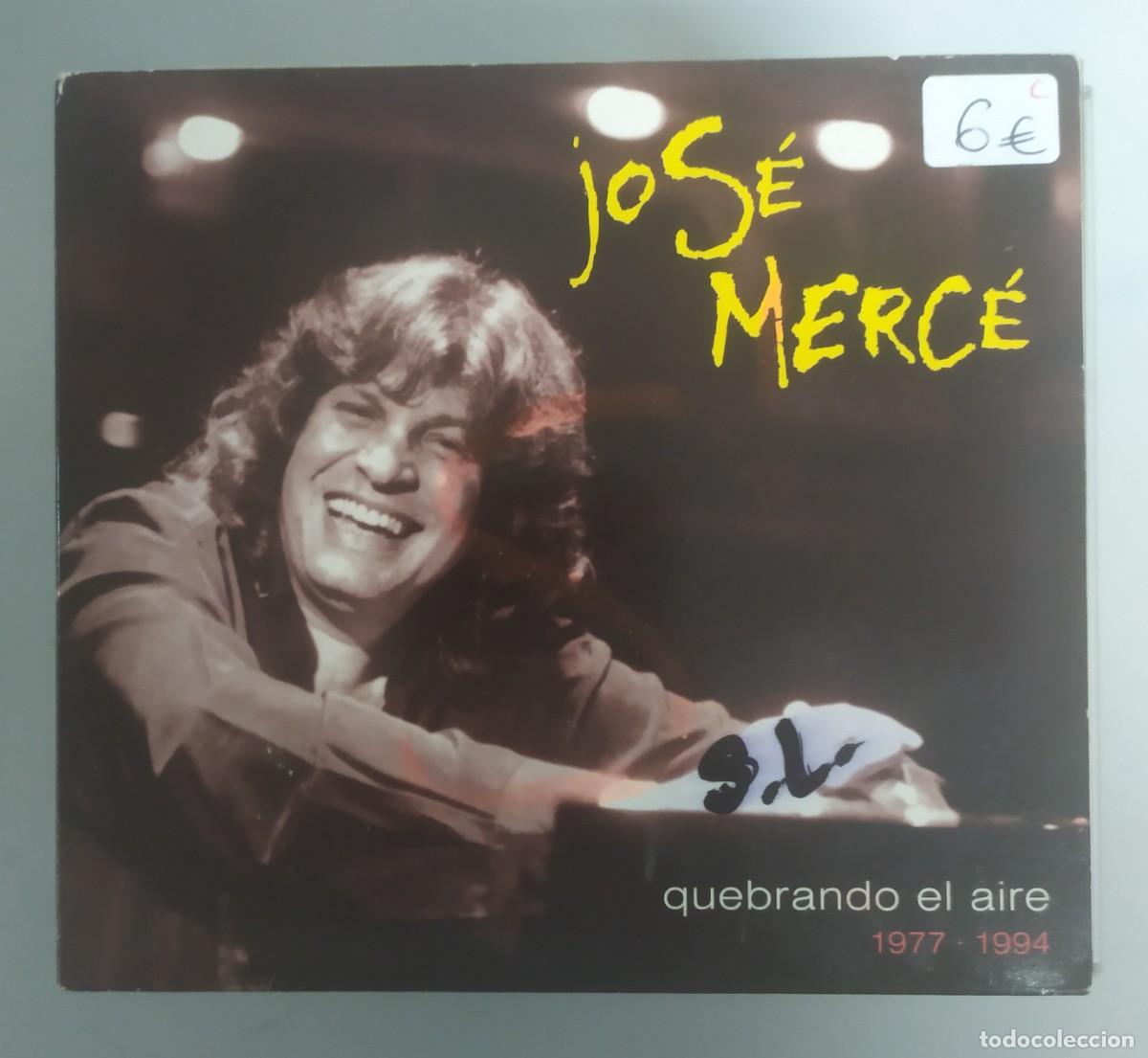 CDs de m&uacute;sica: CD JOSE MERCE - QUEBRANDO EL AIRE - Foto 1
