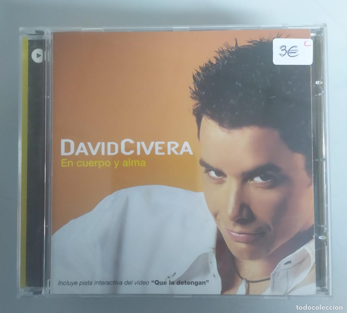 CDs de m&uacute;sica: CD DAVID CIVERA - EN CUERPO Y ALMA - Foto 1