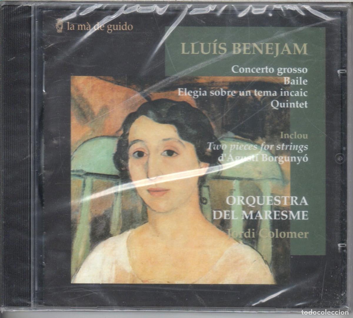 CD di Musica: Benejam: Concierto grosso Baile, Eleg&iacute;a, quinteto Borguny&oacute;: Dos piezas Nuevo precintado