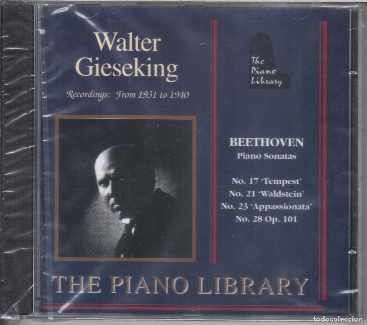 CD de M&uacute;sica: Walter Gieseking interpreta Beethoven Nuevo precintado