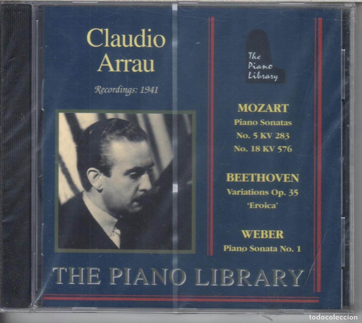 Music CDs: Claudio Arrau. Mozart, Beethoven, Weber Nuevo precintado